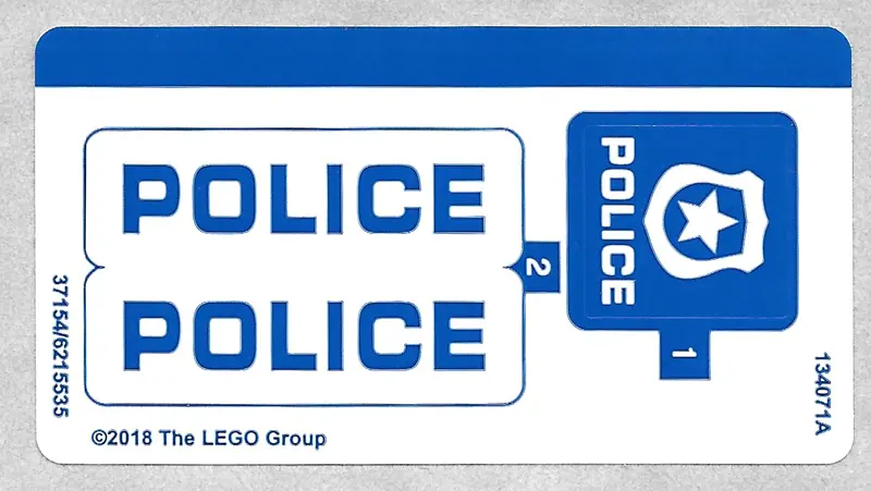 Sticker Sheet for Set 60176 - (37154/6215535)