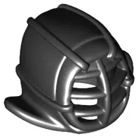 Black Minifigure, Headgear Ninjago Kendo Helmet