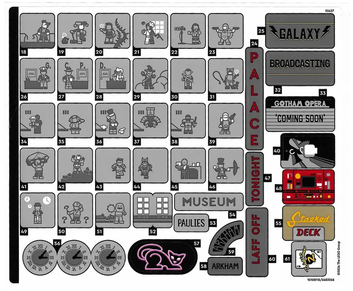 Sticker Sheet for Set 76271, Sheet 2 - (10108118/6483066)