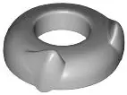 Light Bluish Gray Minifigure, Headgear Head Top with Ears