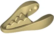 Tan Dinosaur Jaw Lower Small