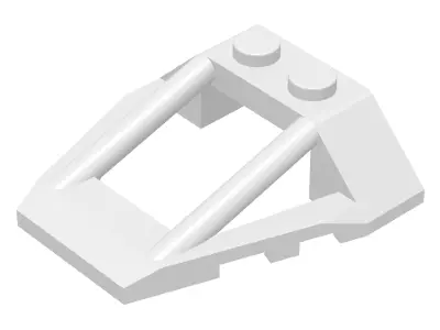 White Windscreen 4 x 4 x 1 Roll Cage