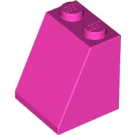 Dark Pink Slope 65 2 x 2 x 2 with Bottom Tube