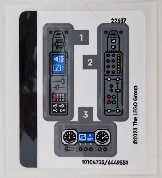 Sticker Sheet for Set 76265 - (10104735/6449551)
