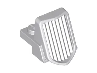 Light Bluish Gray Vehicle, Grille 1 x 2 x 2 2/3 Sloping