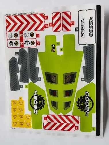 Sticker Sheet for Set 42080 - (37747/6221296)