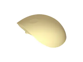 Tan Large Figure Armor, Round, Smooth
