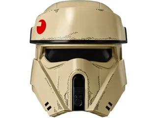 Tan Large Figure Head Modified SW Shoretrooper with Black Core and Weathered Gray Scratches Pattern