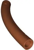 Orange Dinosaur Tail / Neck Middle Section with Bar Hole and Technic Pin Hole