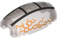 Trans-Brown Windscreen 10 x 6 x 3 Bubble Canopy Double Tapered with Square Front Cutout with Ninjago