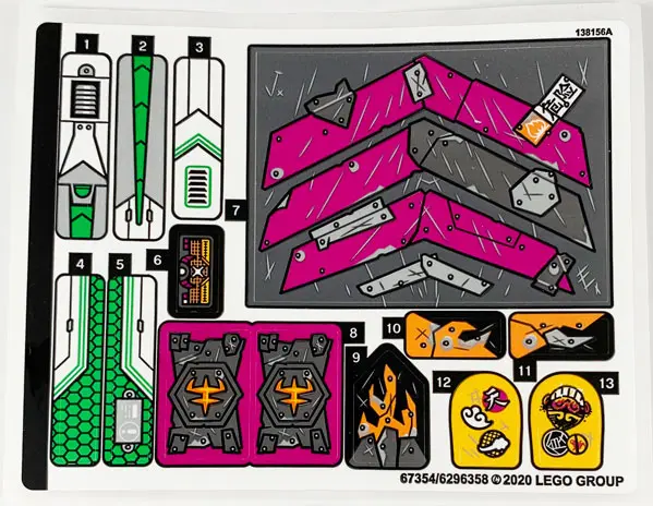 Sticker Sheet for Set 80006 - (67354/6296358)