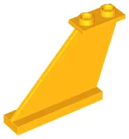 Bright Light Orange Tail 4 x 1 x 3