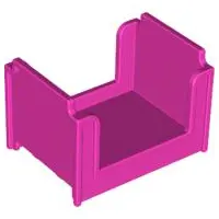 Dark Pink Duplo, Furniture Bunk Bed