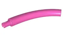 Dark Pink Dinosaur Tail / Neck Middle Section with Bar Hole and Technic Pin