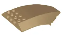Dark Tan Windscreen 10 x 6 x 2 Curved