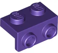 Dark Purple Bracket 1 x 2 - 1 x 2