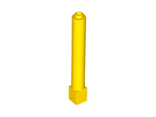 Yellow Support 1 x 1 x 6 Solid Pillar