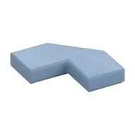TILE 2X2, DEG. 90, W/ DEG. 45 CUT