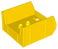 Yellow Duplo Tipper Bucket Bed with Lip and Cutout