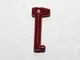 Dark Red Minifigure, Helmet Antenna / Rangefinder with Rounded Shaft for Helmet SW Clone Trooper wit
