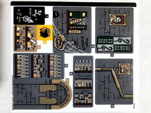 Sticker Sheet for Set 76383 - (73769/6329159)
