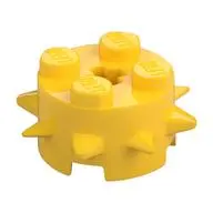 DESIGN, BRICK 2X2X1, CIRCLE W/ SPIKES