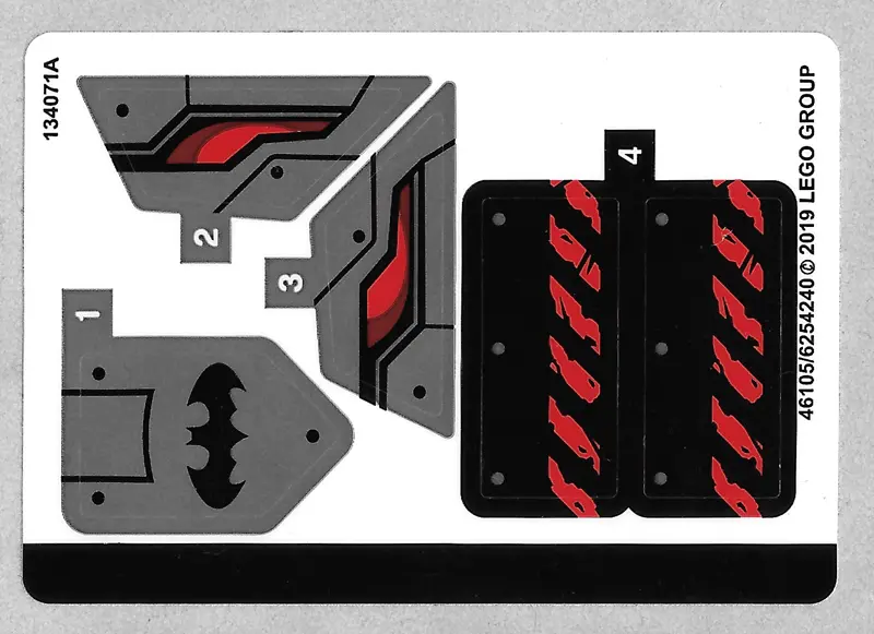 Sticker Sheet for Set 76117 - (46105/6254240)