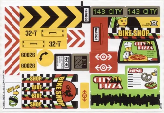 Sticker Sheet for Set 60026 - (13624/6030903)