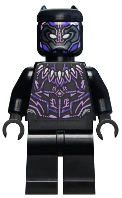 Black Panther - Dark Purple and Lavender Highlights