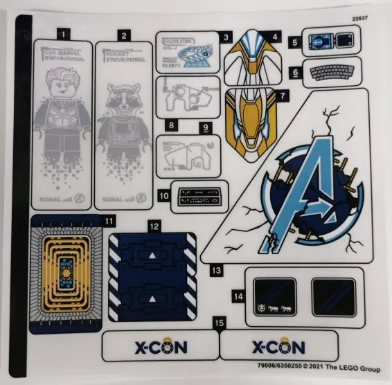 Sticker Sheet for Set 76192 - (79006/6350255)