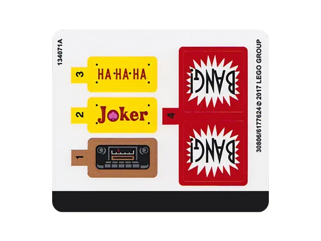Sticker Sheet for Set 70906 - (30806/6177624)