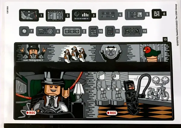 Sticker Sheet for Set 76252 - (10105705/6465272)