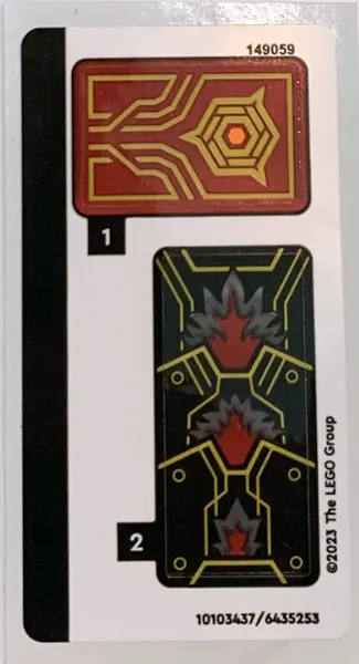 Sticker Sheet for Set 71790 - (10103437/6435253)