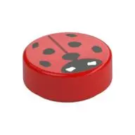 FLAT TILE 1X1, ROUND, NO. 263