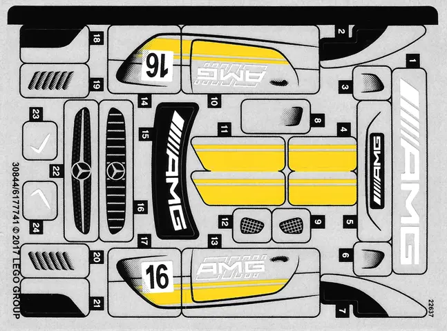 Sticker Sheet for Set 75877 - (30844/6177741)