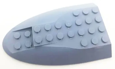 Sand Blue Aircraft Fuselage Aft Section Curved Top 6 x 10