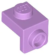 Medium Lavender Bracket 1 x 1 - 1 x 1