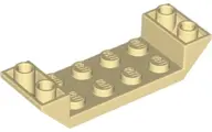 Tan Slope, Inverted 45 6 x 2 Double with 2 x 4 Cutout