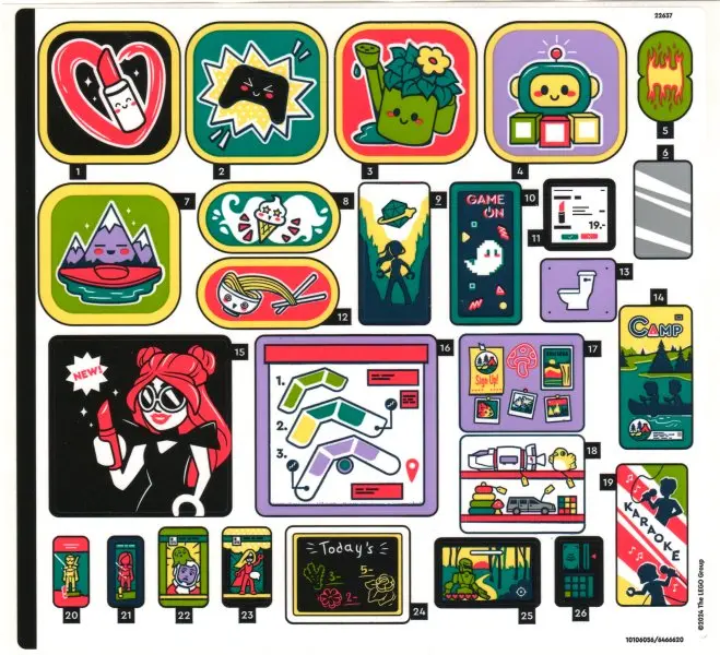Sticker Sheet for Set 42604 - (10106056/6466620)
