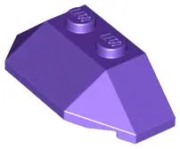 Dark Purple Wedge 2 x 4 Triple