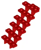 Red Stairs 7 x 4 x 6 Straight Open