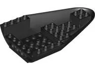 Black Aircraft Fuselage Forward Bottom Curved 8 x 12 with 4 Holes