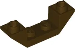 Dark Brown Slope, Inverted 45 4 x 1 Double