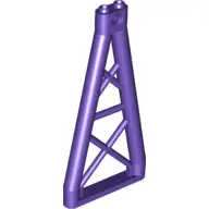 Dark Purple Support 1 x 6 x 10 Girder Triangular