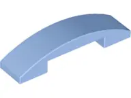 Medium Blue Slope, Curved 4 x 1 x 2/3 Double