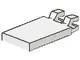 White Tile, Modified 2 x 3 with 2 Clips (Undetermined Type)