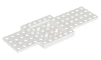 White Vehicle, Base 6 x 16 x 2/3 with 4 x 4 Recessed Center and 4 Holes