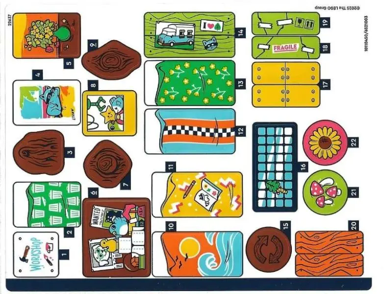 Sticker Sheet for Set 42652 - (10110450/6521003)