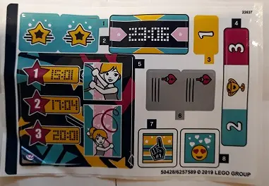 Sticker Sheet for Set 41372 - (50428/6257589)
