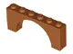 Medium Nougat Arch 1 x 6 x 2 - Thin Top without Reinforced Underside